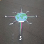 Hopscotch Play Area Painting in Bradley Green 2