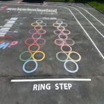 Hopscotch Play Area Painting in Acton 2