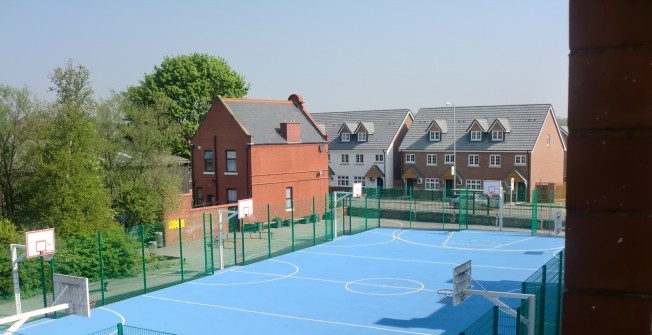 Basketball Surface Markings in Acton