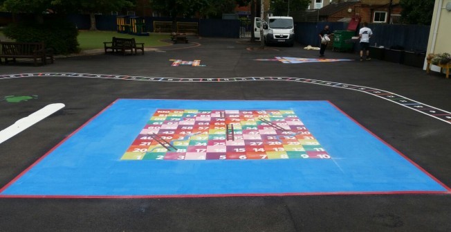 Colourful Activity Markings in Ashley