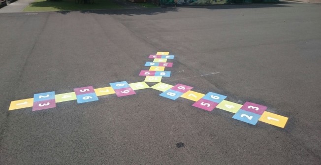 Play Area Number Graphics in Broad Oak