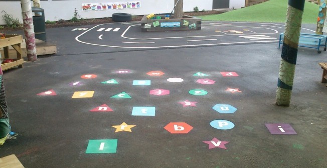 KS1 Thermoplastic Markings in Walton