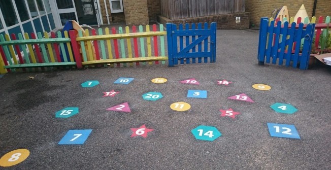 EYFS Learning Markings in Broad Oak