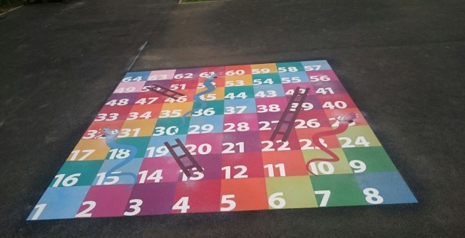 Traditional Playground Games Painting