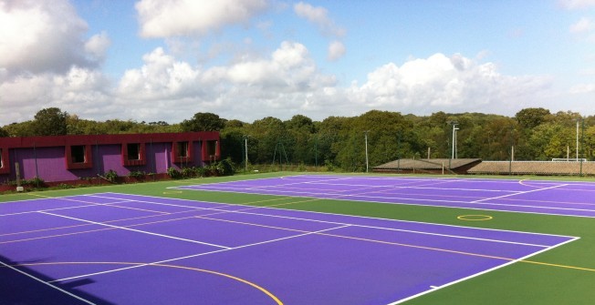 School MUGA Surface Painting in Alderton