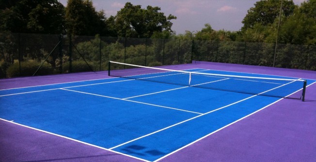 School Tennis Court Painting in Walcot