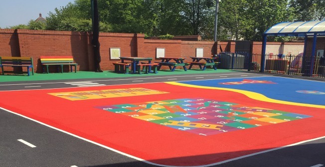 Nursery Thermoplastic Marking in Abbot's Salford