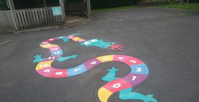 EYFS Play Area Painting in Atherington