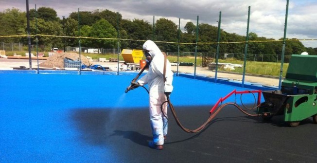 Netball Surface Painters in Babingley